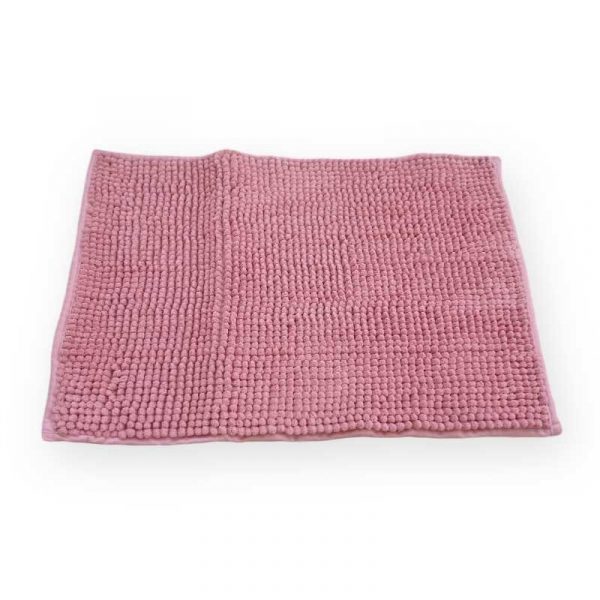 Alfombras de Baño Chenille 40x60 cm (PDQ) / Rosado - Doral - BUALE