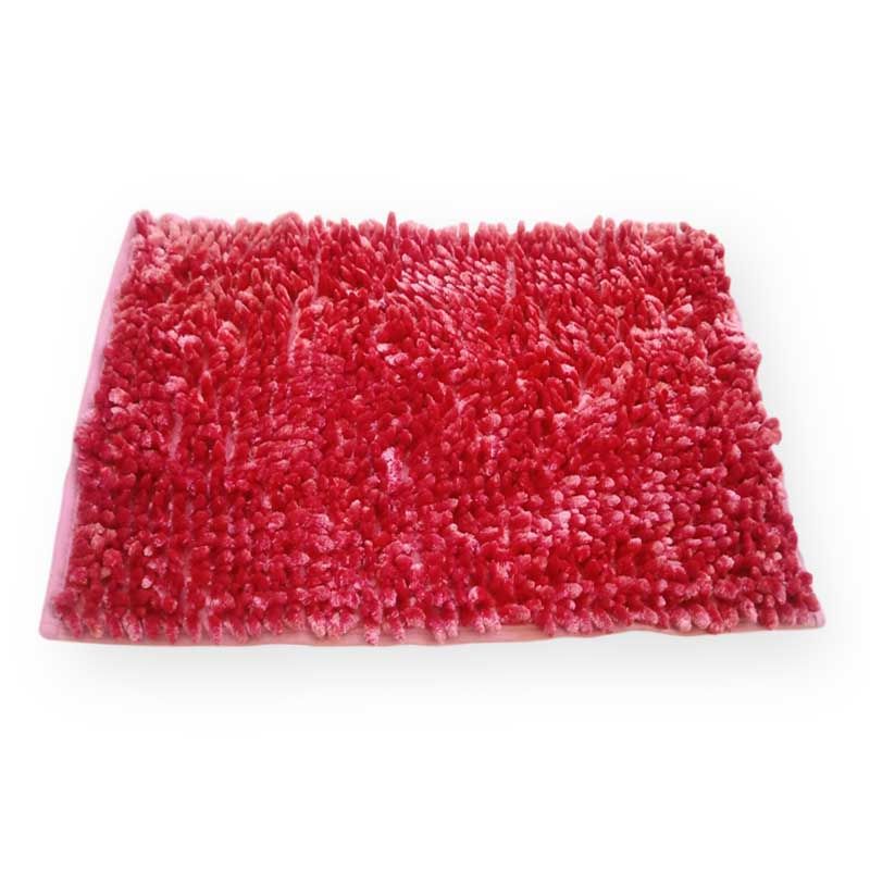 Alfombras de Baño Chenille 40x60 cm (PDQ) / Rojo - Doral - BUALE