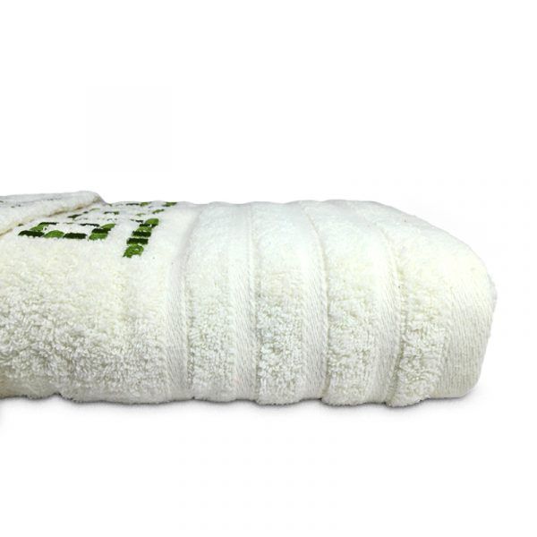 Set de 4 Toallas Jacquard Bordada / Crudo Verde - Doral - Imagen 4