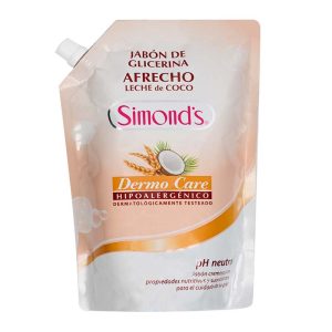 Jabón de Afrecho y Leche de Coco 750ml Doypack - Simond´s