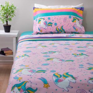 Sábanas Polar Kids 1.5 Plazas / Unicornios - Doral