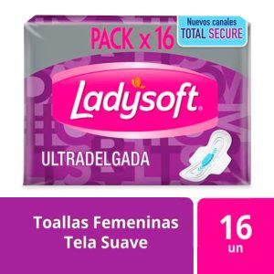 Toallas Femenina Ultradelgada Tela Suave 16 und - Ladysoft