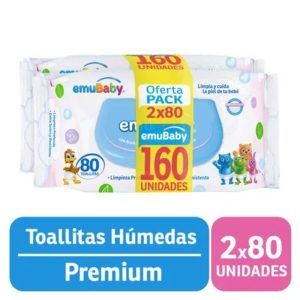 Toallas Húmedas Con Tapa 160 und - Emu Wipes