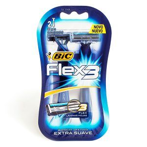 Maquina de Afeitar Flex3 Bi 2 Und - Bic