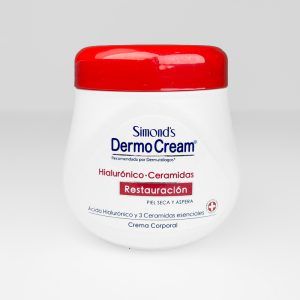Crema Corporal DermoCream 400g Pote / Hialurónico y Ceramidas - Simond´s