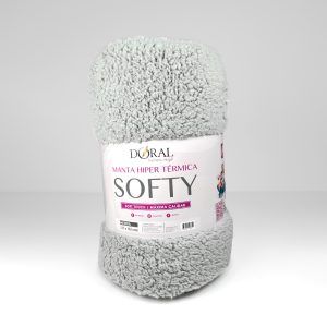 Manta Softy Lisa / Gris Claro - Doral