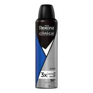 Desodorante en Aerosol Clean Men 150 ml - Rexona Clinical