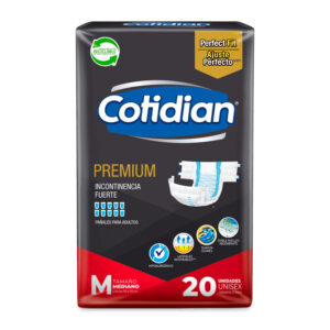 Pañal Adulto Premium Talla M / 20 Unidades- Cotidian