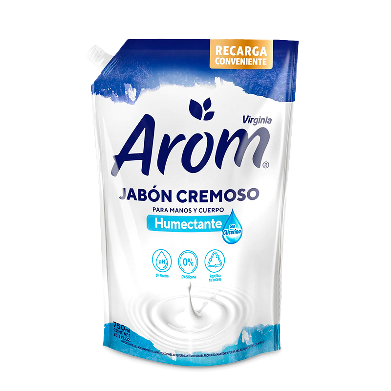 AROM JABON CREMOSO 750 ML