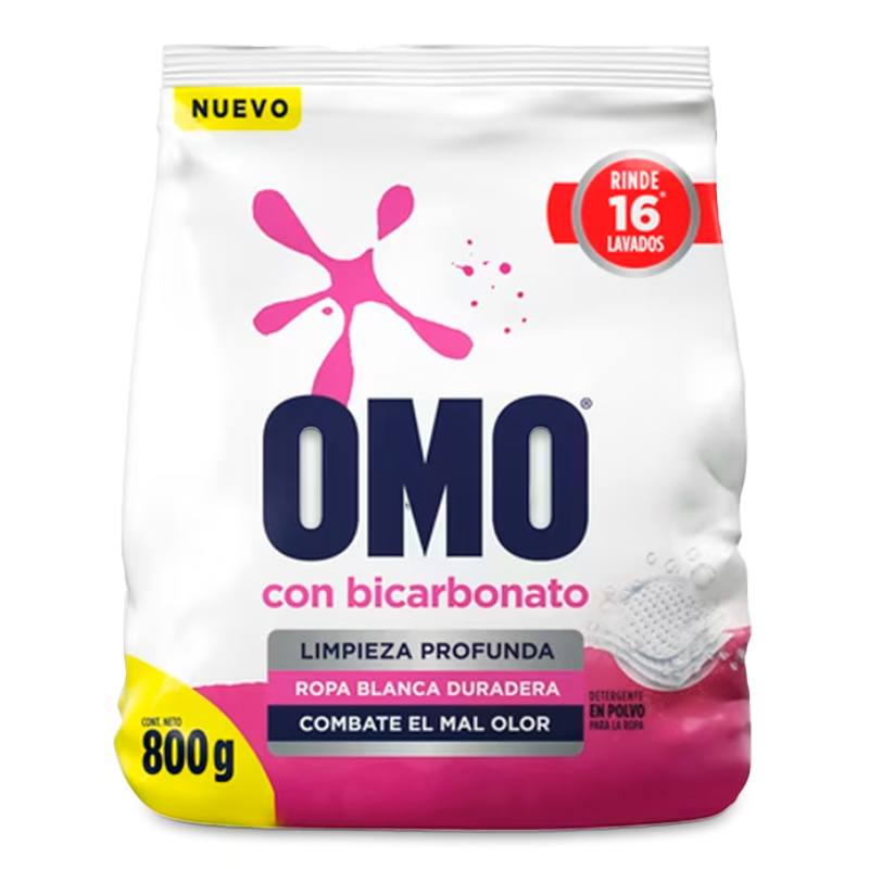 OMO BOLSA CON BICARBONATO 800GR