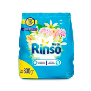 Detergente Matic Polvo Bolsa 800g / Hortensias y Flores Blancas - Rinso