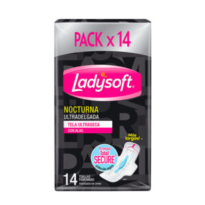 Toallas Higiénicas Nocturnas Tela Suave 14 und - Ladysoft