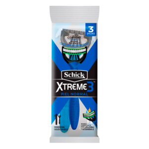 Maquina Rasuradora Xtreme 3 Piel Normal Azul - Schick