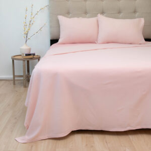 Sábanas Polar Lisa Composé 2 Plazas / Bicolor Rosa - Doral