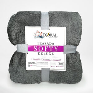 Frazada Softy 2 Plazas / Gris Oscuro - Doral