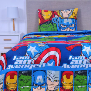 Plumón Microfibra Reversible 1.5 plazas / Avengers All - Mashini