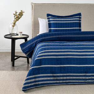 Quilt Estampado 1.5 Plazas / Marino - American Family by Cannon