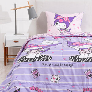 Plumón Plumón Reversible Microfibra 1.5 plazas / Kuromi Coqueta - Mashini