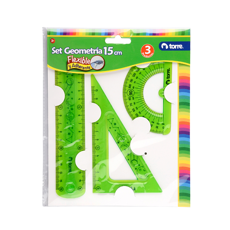 Set Geometría Flex 3 Piezas / Verde – Torre