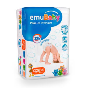 Pañal Premium XXG 34unid - Emubaby