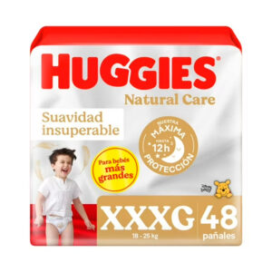 Pañal Natural Care XXXG 48 Und. - Huggies