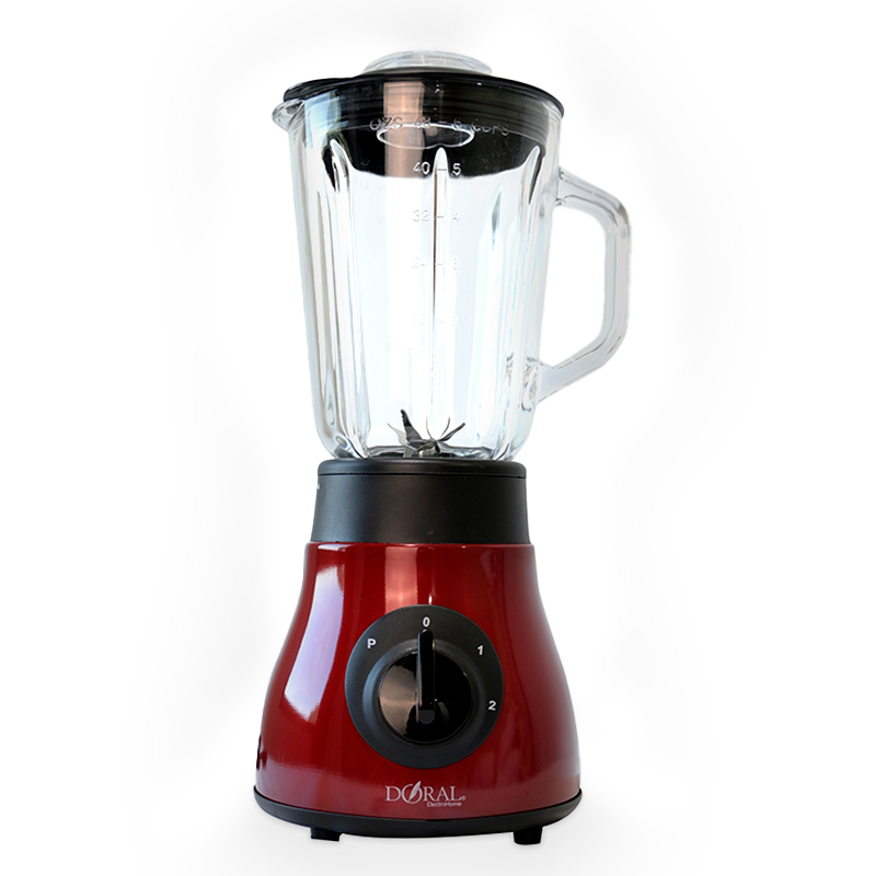 Licuadora Acero Inoxidable Barcelona 1.5 Lts / Rojo – Doral