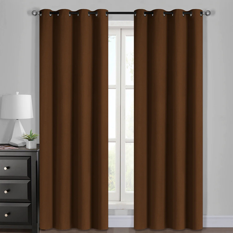 Set Cortinas BlackOut Sinfonía / Chocolate – Chantilly