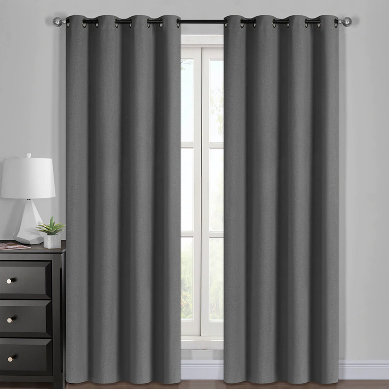 Set Cortinas BlackOut Sinfonía / Gris – Chantilly