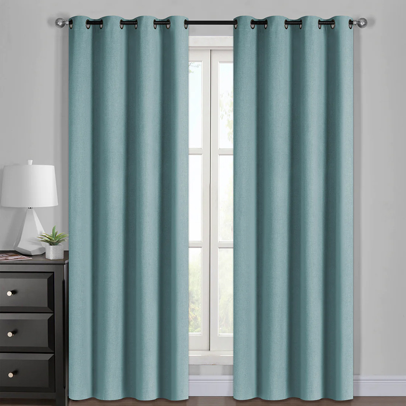 Set Cortinas BlackOut Sinfonía / Turquesa – Chantilly
