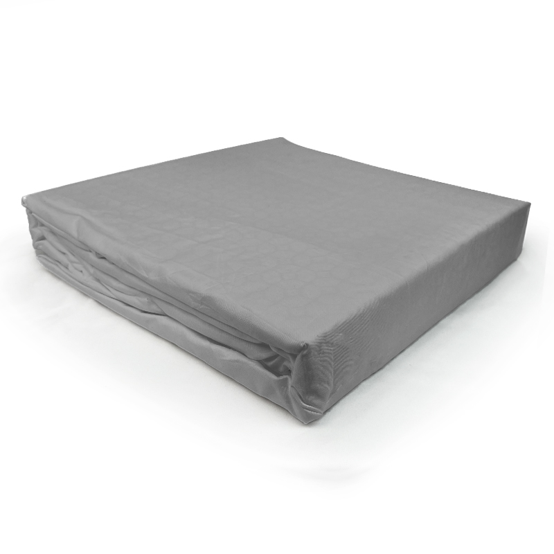 Juego de Sábanas Embossed 2.5 Plazas / Gris – Doral