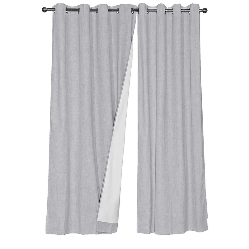 Cortinas Blackout Lino / Light Grey – Masel